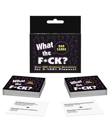 Kheper Games BG.007 What the Fuck? Bar Cards, 200+ Qs, 2-100 Players