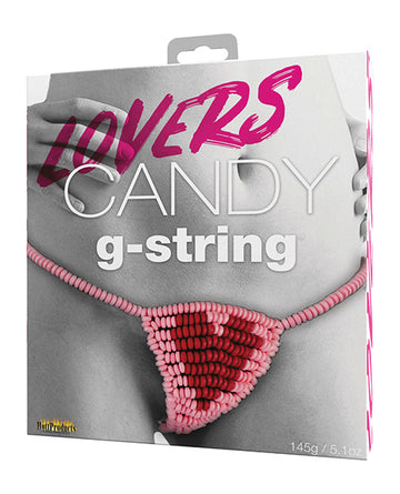 Hott Products SF-FD33 Lover's Candy Heart G-String, Edible, 5.1 oz