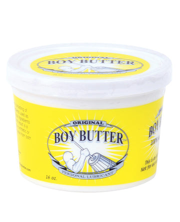 Boy Butter BB16 Original Coconut Oil Based Lubricant, 16 oz