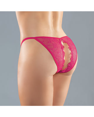Allure Lingerie A1005HP O/S Enchanted Belle Panty, Hot Pink One Size