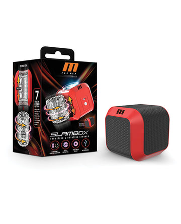 Blush M for Men SlamBox Thrusting & Rotating Stroker, 7-Mode, USB Rechargeable