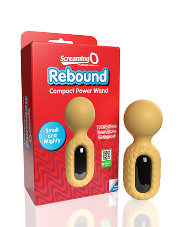 Bushman Products Screaming O Rebound Wand, Yellow, 10 Functions