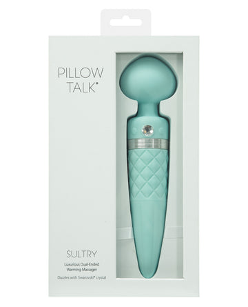 B.M.S. Enterprises 26819 Pillow Talk Sultry Wand, USB Rechargeable, Warming, 8"