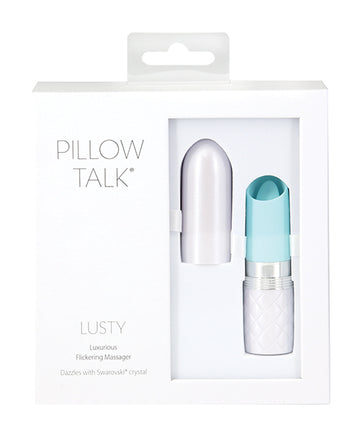 B.M.S. Enterprises 27419 Pillow Talk Lusty Clitoral Stimulator, Teal