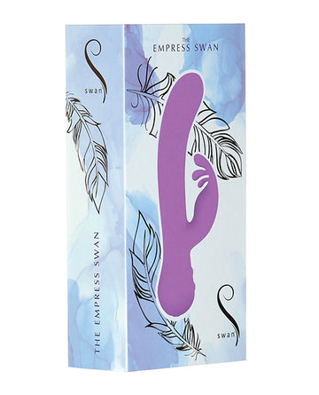 B.M.S. Enterprises 3-94417 Empress Swan, Lavender Silicone Vibrator