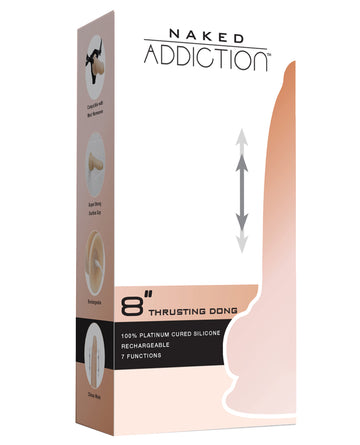 B.M.S. Enterprises Vibrating Thrusting Massager, Rechargeable – Ivory
