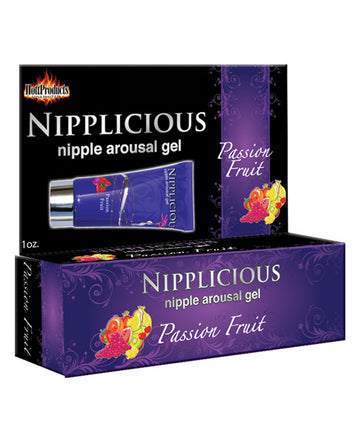 Hott Products HP-2583 Nipplicious Nipple Arousal Gel, 1 oz Passion Fruit