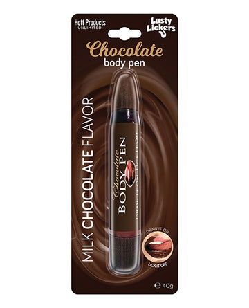 Hott Products HP-3482 Milk Chocolate Body Pen, Edible Chocolate Ink