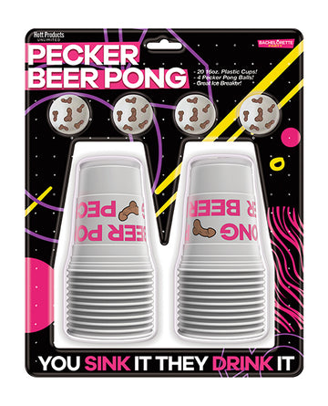 Hott Products HP-3538 Pecker Beer Pong Game Set