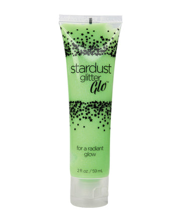 Kingman 153K Glitter Glo Luminous Lime Glitter, Neon Green, 2 fl oz