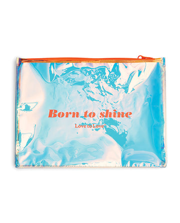 Lovely Planet 6033135 Born to Shine Pouch - Vivid Orange, PVC