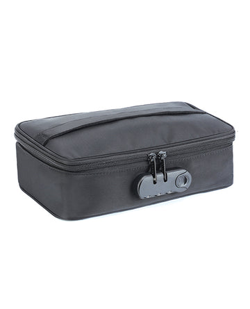 Dorcel 6072653 Discreet Lockable Box, Black, Cotton/Polyester