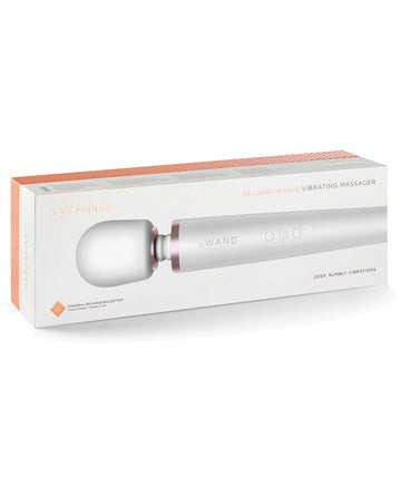COTR Inc LW-001 PRL Le Wand Rechargeable Massager, Pearl White, 10 Speeds