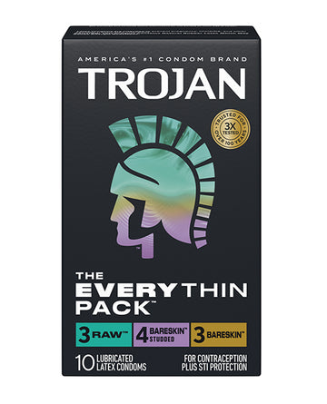 Paradise Marketing 00154 Trojan BareSkin Variety Pack Condoms, Thin Latex