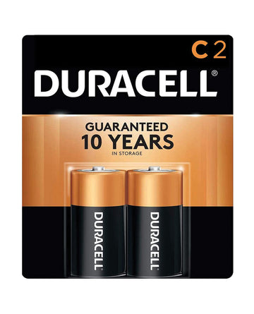 Power Technology 1400-2 Alkaline Batteries, C Size, Pack of 2