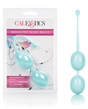 California Exotic Novelties SE-1326-10-2 Weighted Kegel Balls, Teal