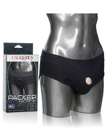 California Exotic Novelties Packer Gear Brief Harness, Black, M/L