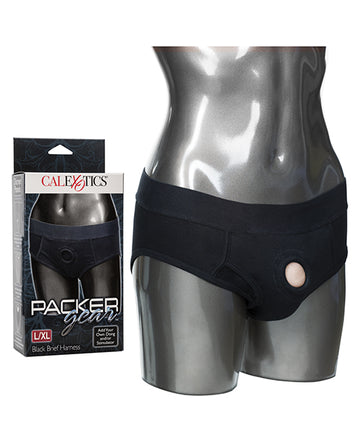 California Exotic Novelties Packer Gear Brief Harness, Cotton/Spandex