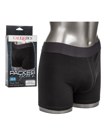 California Exotic Novelties Packer Gear Boxer Brief with Packing Pouch, XS/S