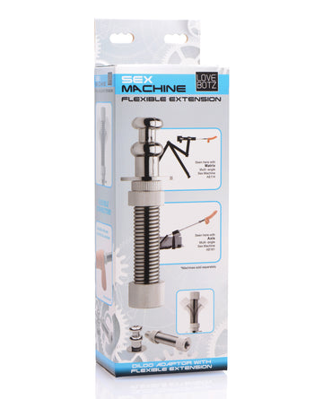 LoveBotz Sex Machine Flexible Extension, 3.5" Reach with Vacuum-Lock