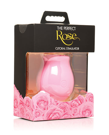 Bloomgasm Pink Rose Clitoral Stimulator - 3 Suction Levels & 7 Patterns
